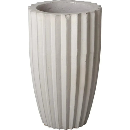 Handcrafted Round Ceramic Pot - LOOMLAN - Emissary - Planters
