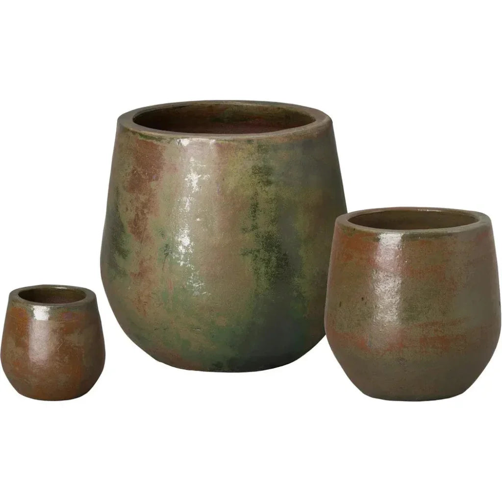 Handmade Round Ceramic Planter