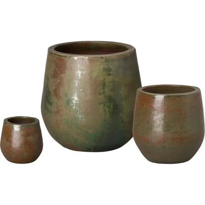 Handmade Round Ceramic Planter