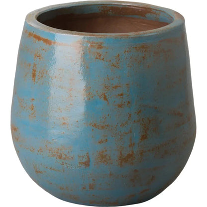 Handmade Round Ceramic Planter - LOOMLAN - Emissary - Planters