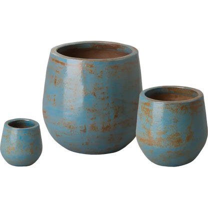 Handmade Round Ceramic Planter