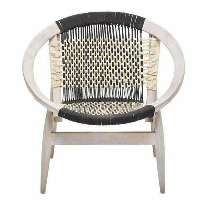 Handwoven Rope Papasan Whitewash Barrel Accent Chair Base - Sideboards and Things Accents_Black, Accents_Natural, Brand_LOOMLAN Home, Color_Black, Color_Multicolor, Color_White, Features_Exposed Wood, Finish_Distressed, Finish_Whitewashed, Game Room, Legs Material_Wood, Materials_Rope, Product Type_Club Chair, Product Type_Occasional Chair, Upholstery Type_Rope, Wood Species_Mango