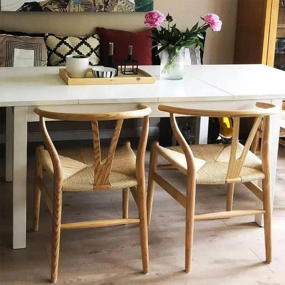 Artesia Hans Natural Arm Dining Chair