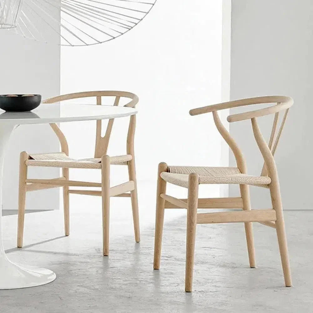 Artesia Hans Natural Arm Dining Chair