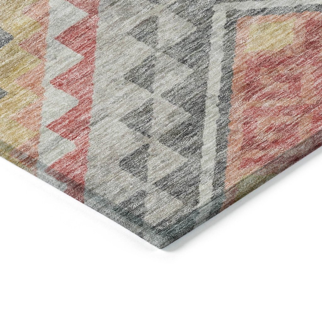 LOOMLAN Rugs Harmony Gray Washable Indoor-Outdoor Rug