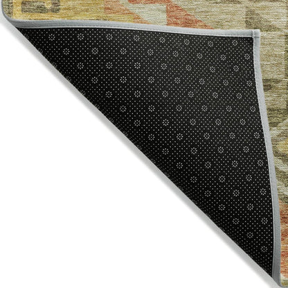 LOOMLAN Rugs Harmony Green Washable Indoor-Outdoor Rug
