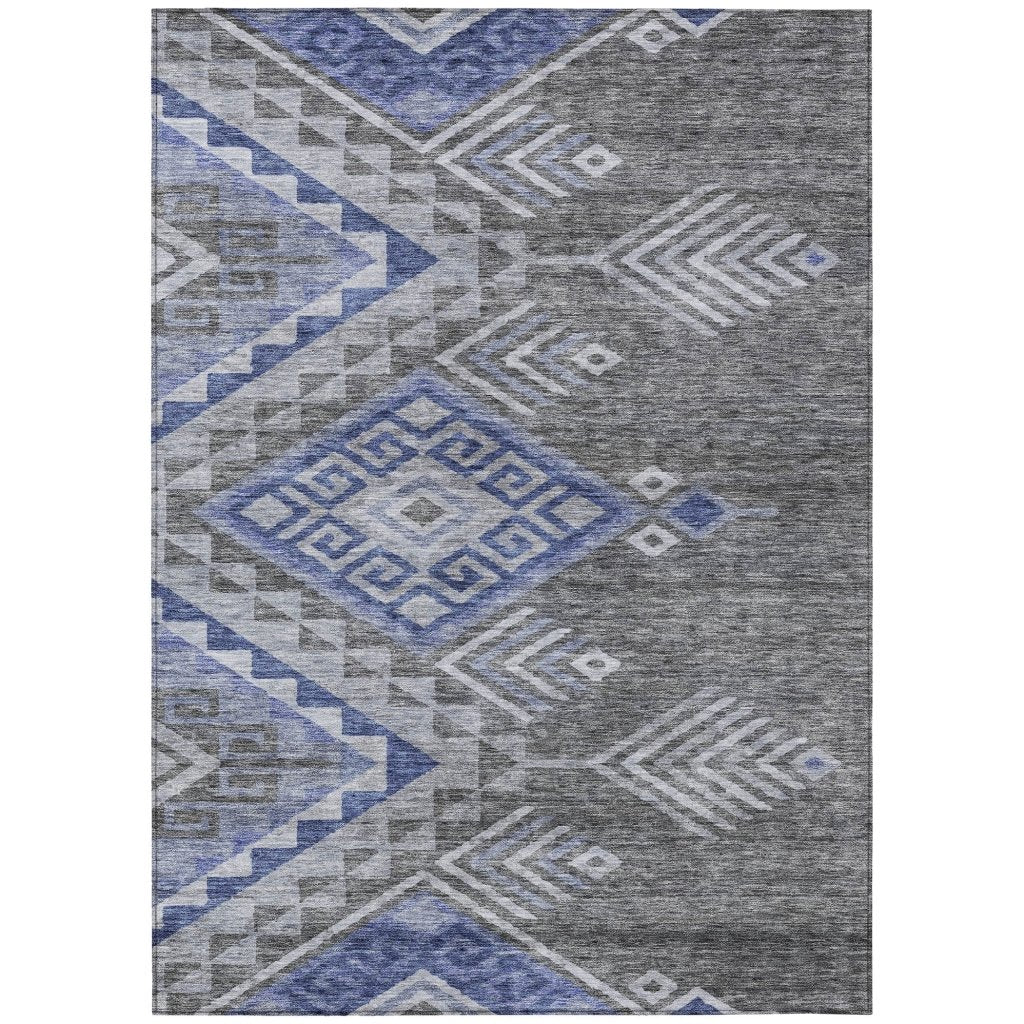 LOOMLAN Rugs Harmony Pewter Washable Indoor-Outdoor Rug