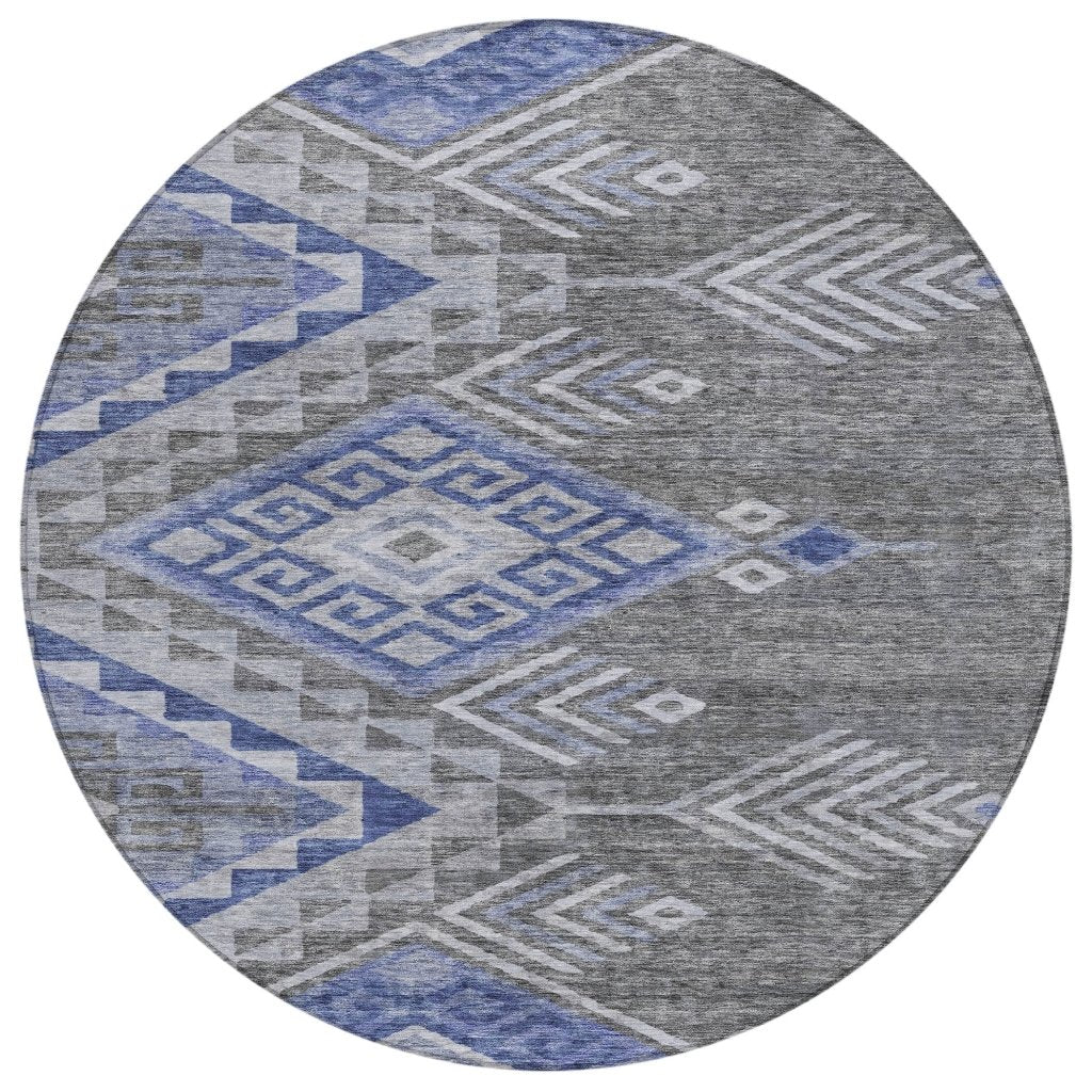 LOOMLAN Rugs Harmony Pewter Washable Indoor-Outdoor Rug