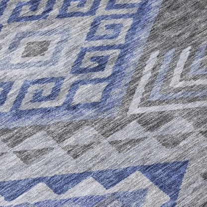 LOOMLAN Rugs Harmony Pewter Washable Indoor-Outdoor Rug