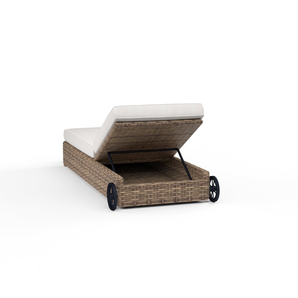 Havana Sunbrella Adjustable Outdoor Chaise - LOOMLAN - Sunset West - Outdoor Chaises