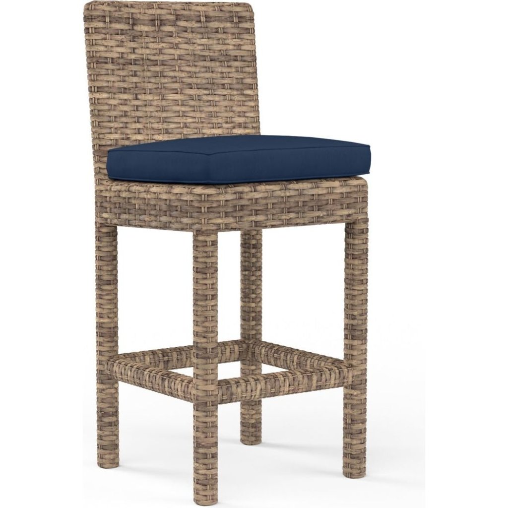 Havana Sunbrella Outdoor Barstool - LOOMLAN - Sunset West - Outdoor Bar Stools