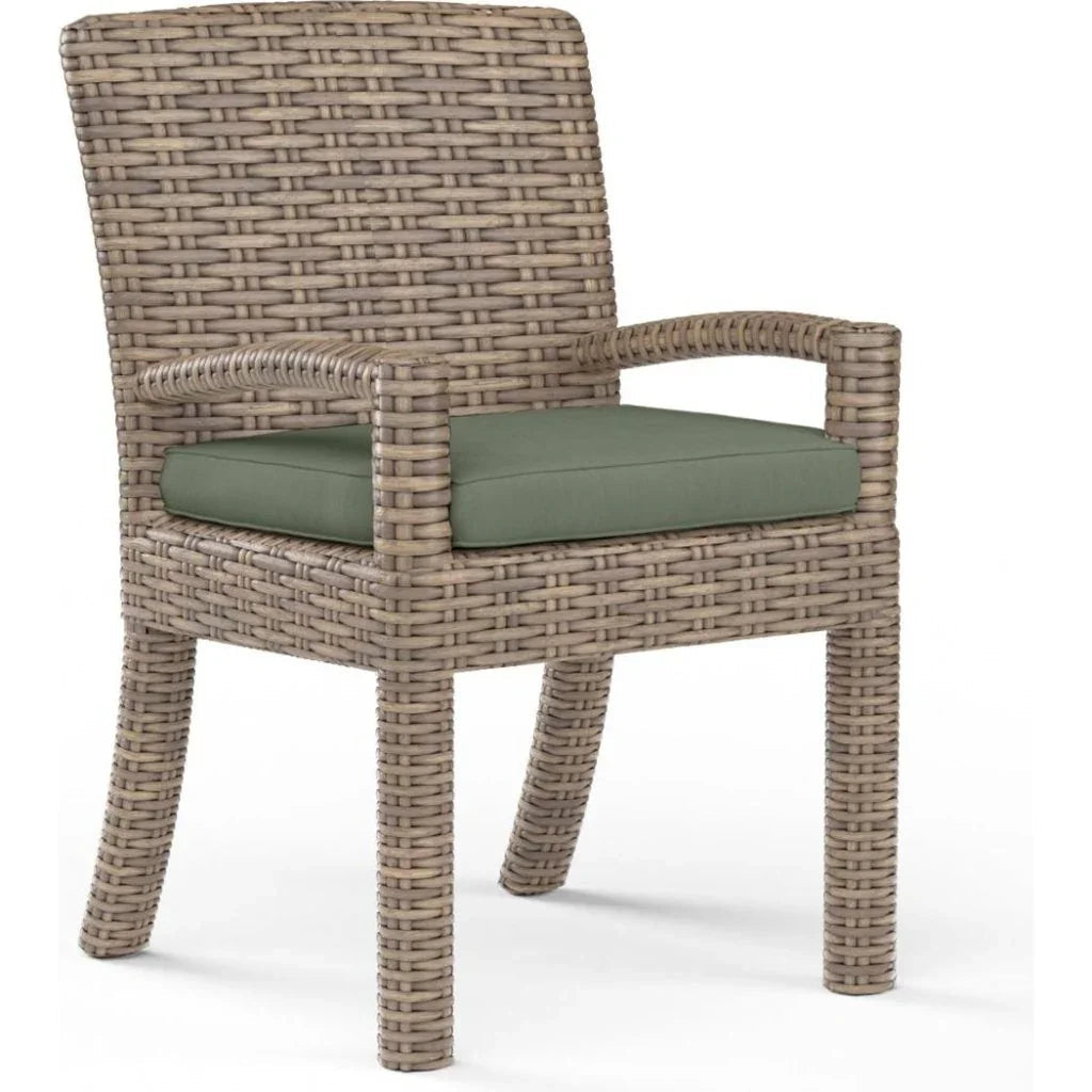 Havana Sunbrella Outdoor Dining Armchair 2PC - LOOMLAN - Sunset West - Outdoor Dining Chairs