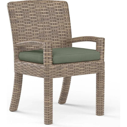 Havana Sunbrella Outdoor Dining Armchair 2PC - LOOMLAN - Sunset West - Outdoor Dining Chairs