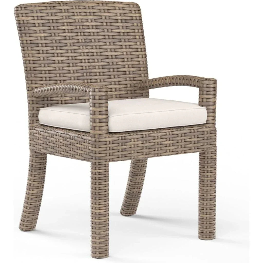 Havana Sunbrella Outdoor Dining Armchair 2PC - LOOMLAN - Sunset West - Outdoor Dining Chairs