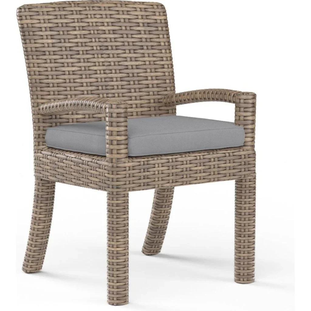 Havana Sunbrella Outdoor Dining Armchair 2PC - LOOMLAN - Sunset West - Outdoor Dining Chairs