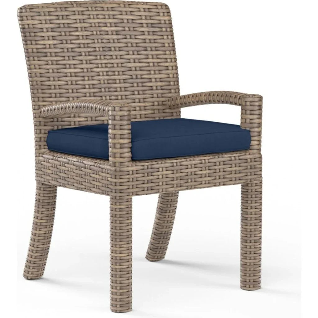 Havana Sunbrella Outdoor Dining Armchair 2PC - LOOMLAN - Sunset West - Outdoor Dining Chairs