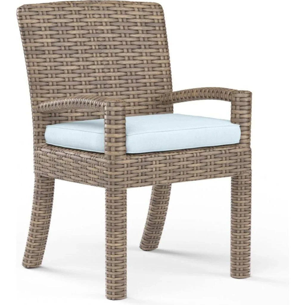 Havana Sunbrella Outdoor Dining Armchair 2PC - LOOMLAN - Sunset West - Outdoor Dining Chairs
