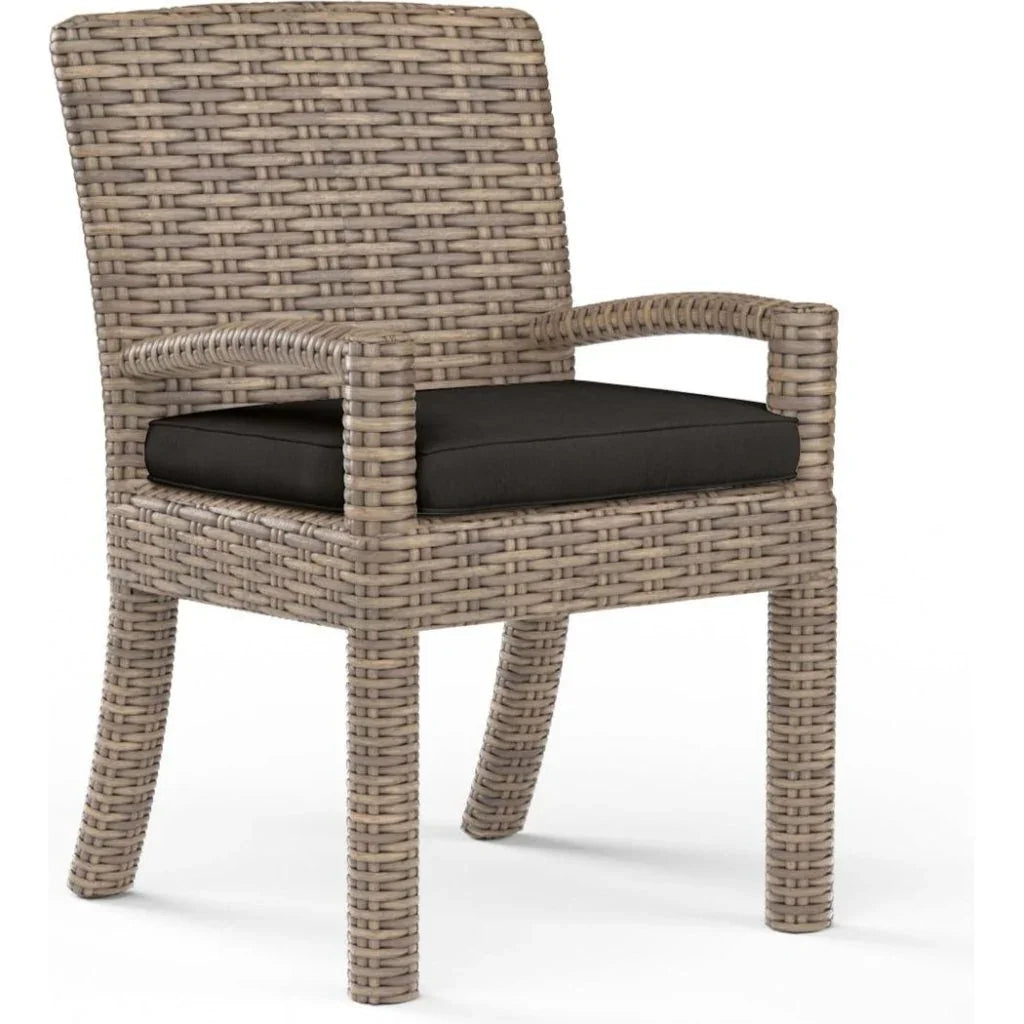 Havana Sunbrella Outdoor Dining Armchair 2PC - LOOMLAN - Sunset West - Outdoor Dining Chairs