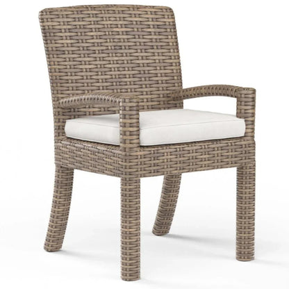 Havana Sunbrella Outdoor Dining Armchair 2PC - LOOMLAN - Sunset West - Outdoor Dining Chairs