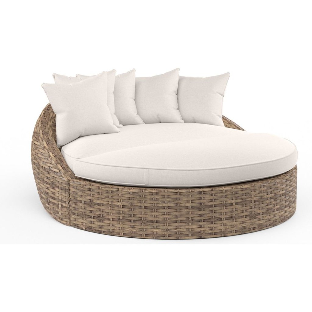 Havana Sunbrella Round Outdoor Daybed - LOOMLAN - Sunset West - Outdoor Daybeds