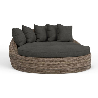 Havana Sunbrella Round Outdoor Daybed - LOOMLAN - Sunset West - Outdoor Daybeds