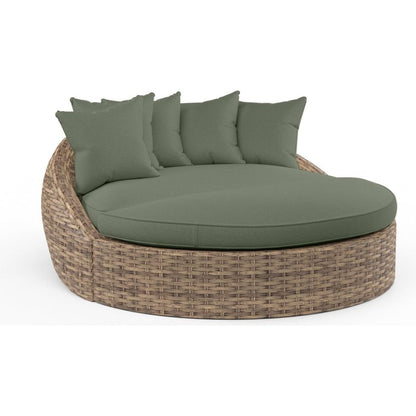 Havana Sunbrella Round Outdoor Daybed - LOOMLAN - Sunset West - Outdoor Daybeds