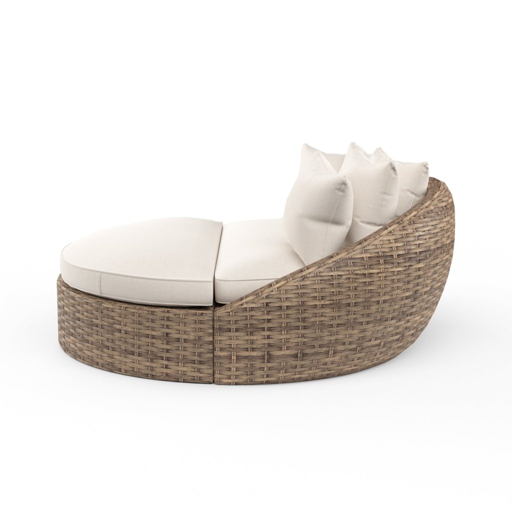 Havana Sunbrella Round Outdoor Daybed - LOOMLAN - Sunset West - Outdoor Daybeds