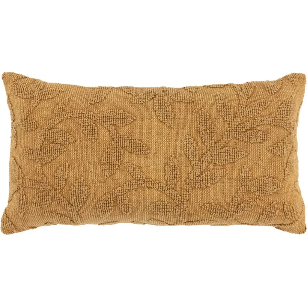 LOOMLAN Hena Textured Decorative Lumbar Pillow For Couch
