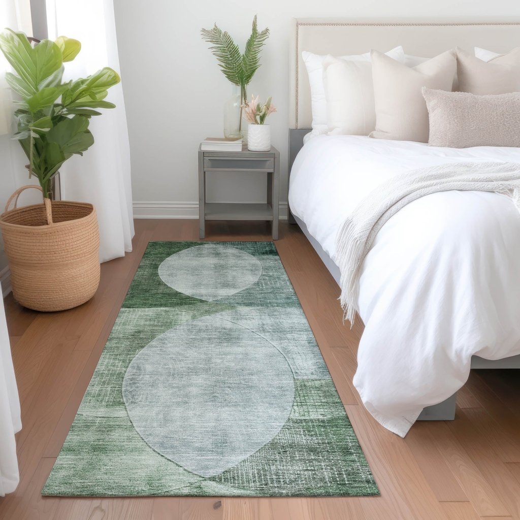 LOOMLAN Rugs Henry Blue Washable Indoor-Outdoor Rug