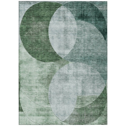 LOOMLAN Rugs Henry Blue Washable Indoor-Outdoor Rug