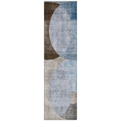 LOOMLAN Rugs Henry Denim Washable Indoor-Outdoor Rug