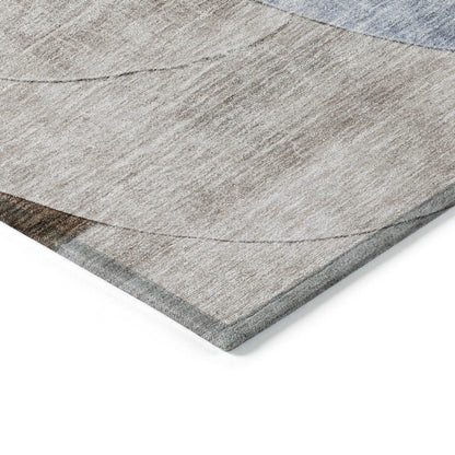 LOOMLAN Rugs Henry Denim Washable Indoor-Outdoor Rug
