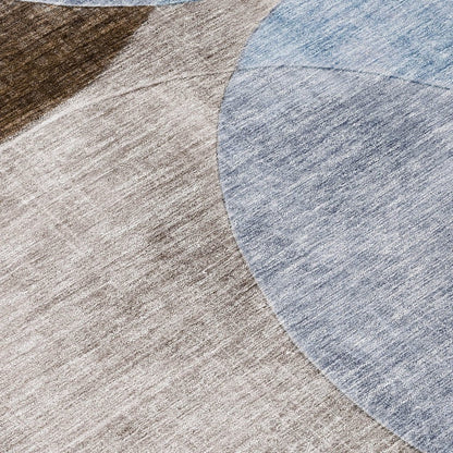 LOOMLAN Rugs Henry Denim Washable Indoor-Outdoor Rug
