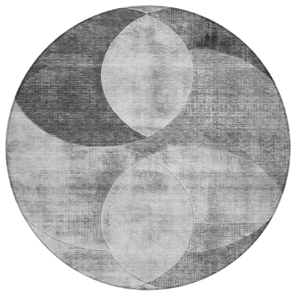 LOOMLAN Rugs Henry Gray Washable Indoor-Outdoor Rug