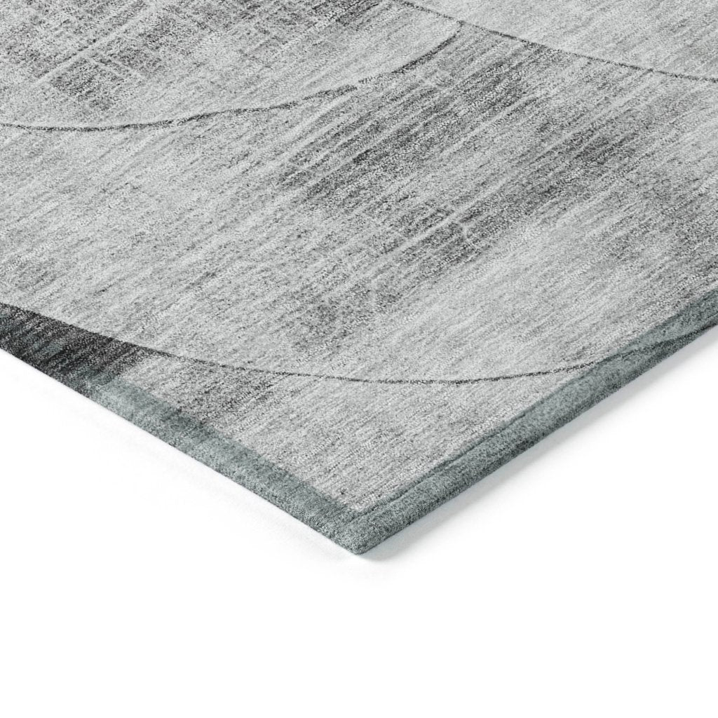 LOOMLAN Rugs Henry Gray Washable Indoor-Outdoor Rug
