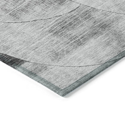 LOOMLAN Rugs Henry Gray Washable Indoor-Outdoor Rug