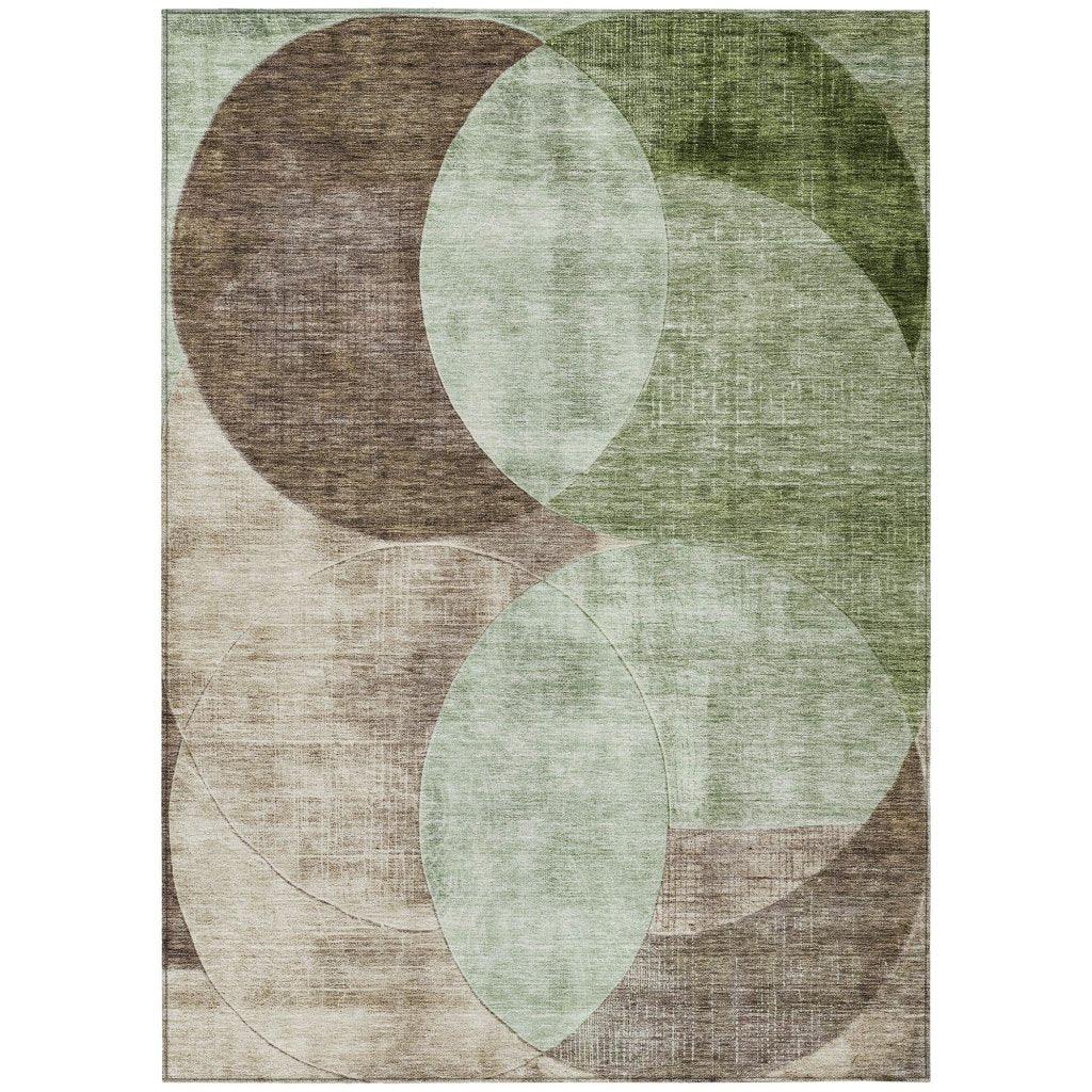 LOOMLAN Rugs Henry Green Washable Indoor-Outdoor Rug