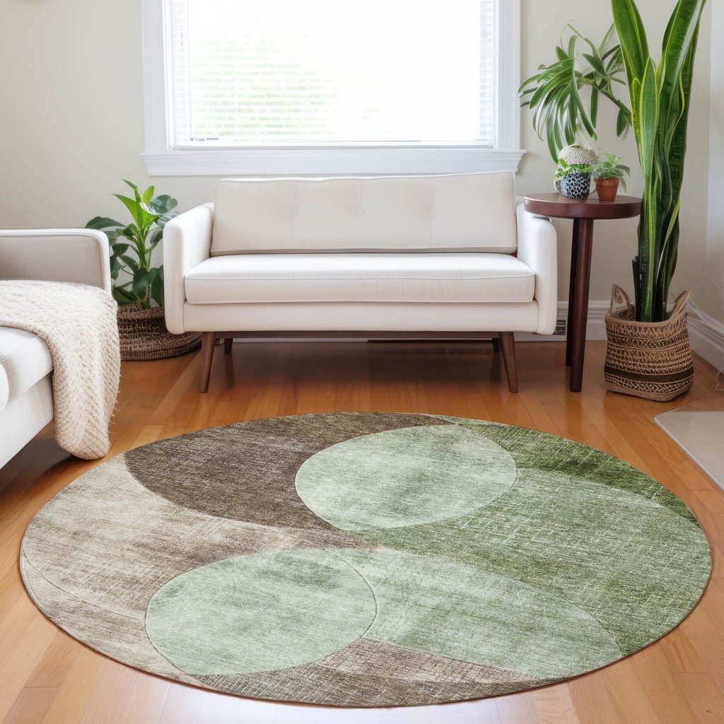 LOOMLAN Rugs Henry Green Washable Indoor-Outdoor Rug
