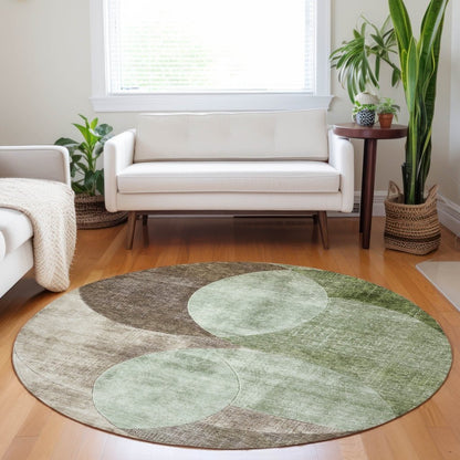LOOMLAN Rugs Henry Green Washable Indoor-Outdoor Rug