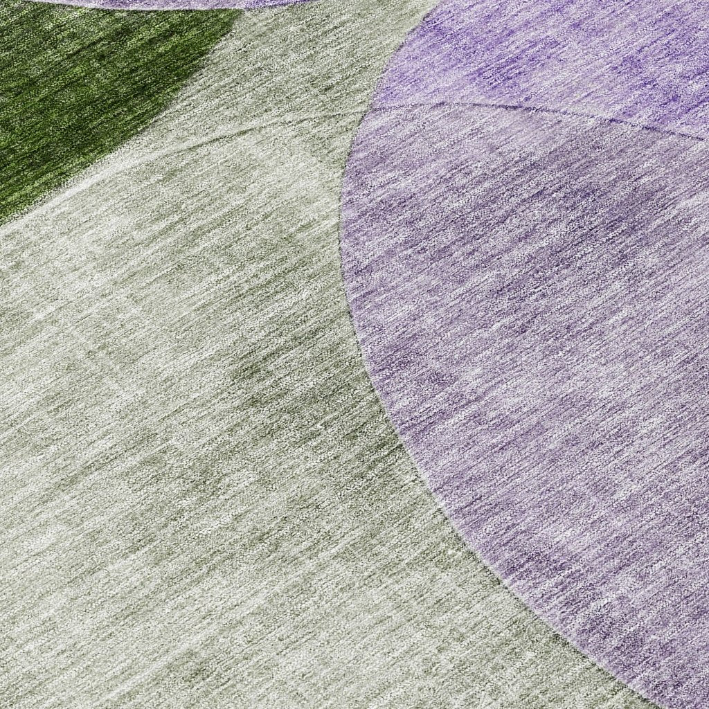 LOOMLAN Rugs Henry Lavender Washable Indoor-Outdoor Rug
