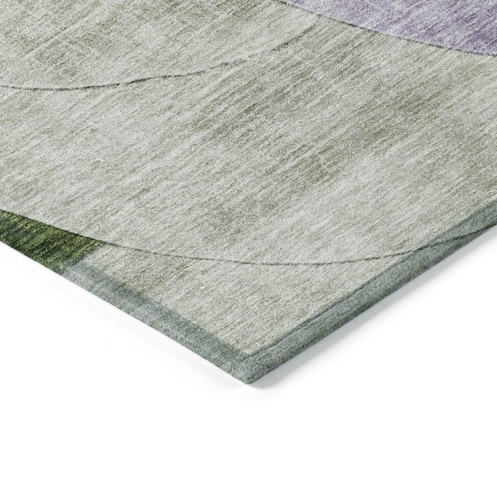 LOOMLAN Rugs Henry Lavender Washable Indoor-Outdoor Rug
