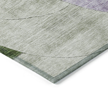 LOOMLAN Rugs Henry Lavender Washable Indoor-Outdoor Rug