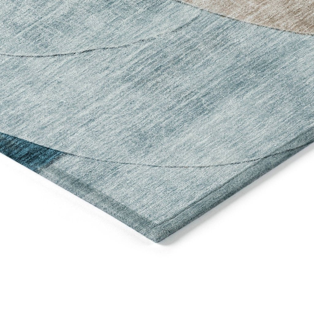 LOOMLAN Rugs Henry Orange Washable Indoor-Outdoor Rug