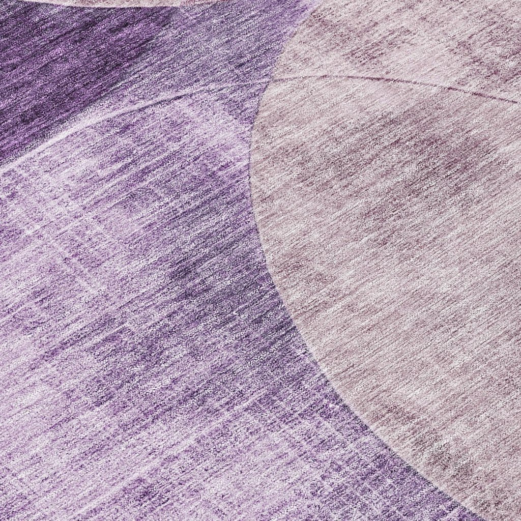 LOOMLAN Rugs Henry Purple Washable Indoor-Outdoor Rug
