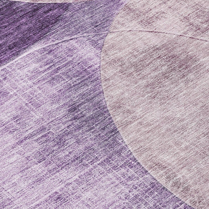 LOOMLAN Rugs Henry Purple Washable Indoor-Outdoor Rug