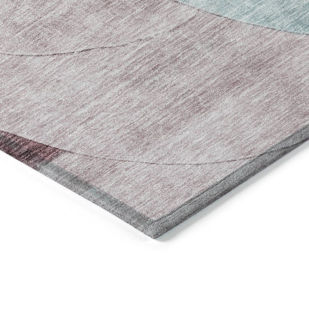 LOOMLAN Rugs Henry Teal Washable Indoor-Outdoor Rug