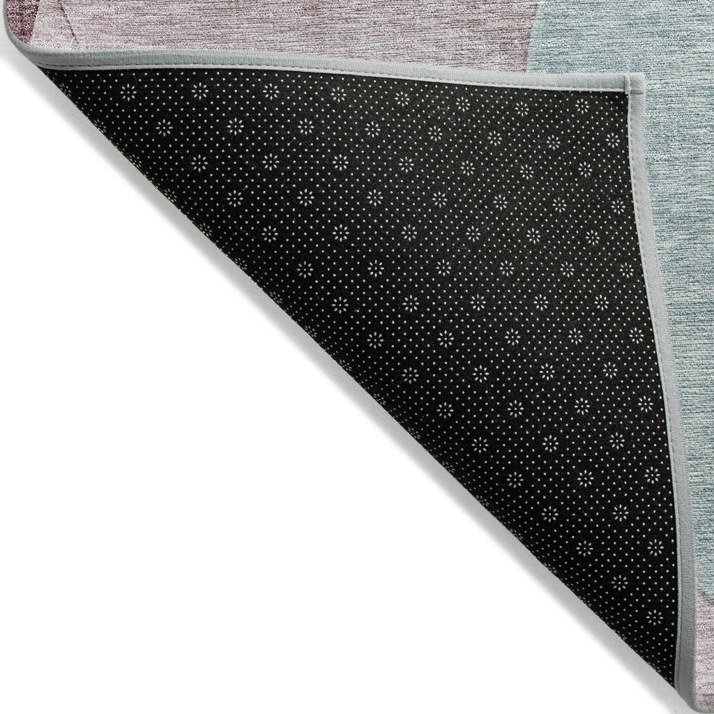 LOOMLAN Rugs Henry Teal Washable Indoor-Outdoor Rug