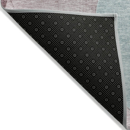 LOOMLAN Rugs Henry Teal Washable Indoor-Outdoor Rug
