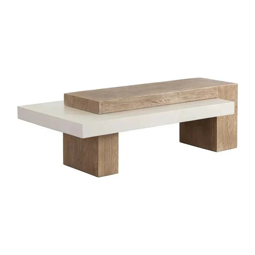 SUNPAN Herriot Concrete Outdoor Rectangular Coffee Table