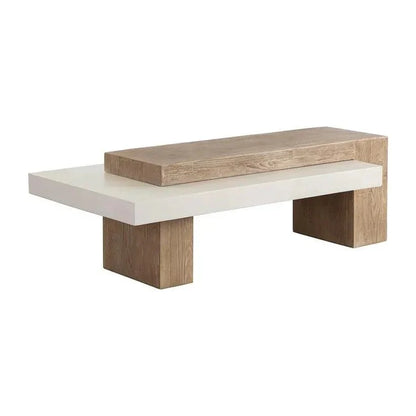 SUNPAN Herriot Concrete Outdoor Rectangular Coffee Table
